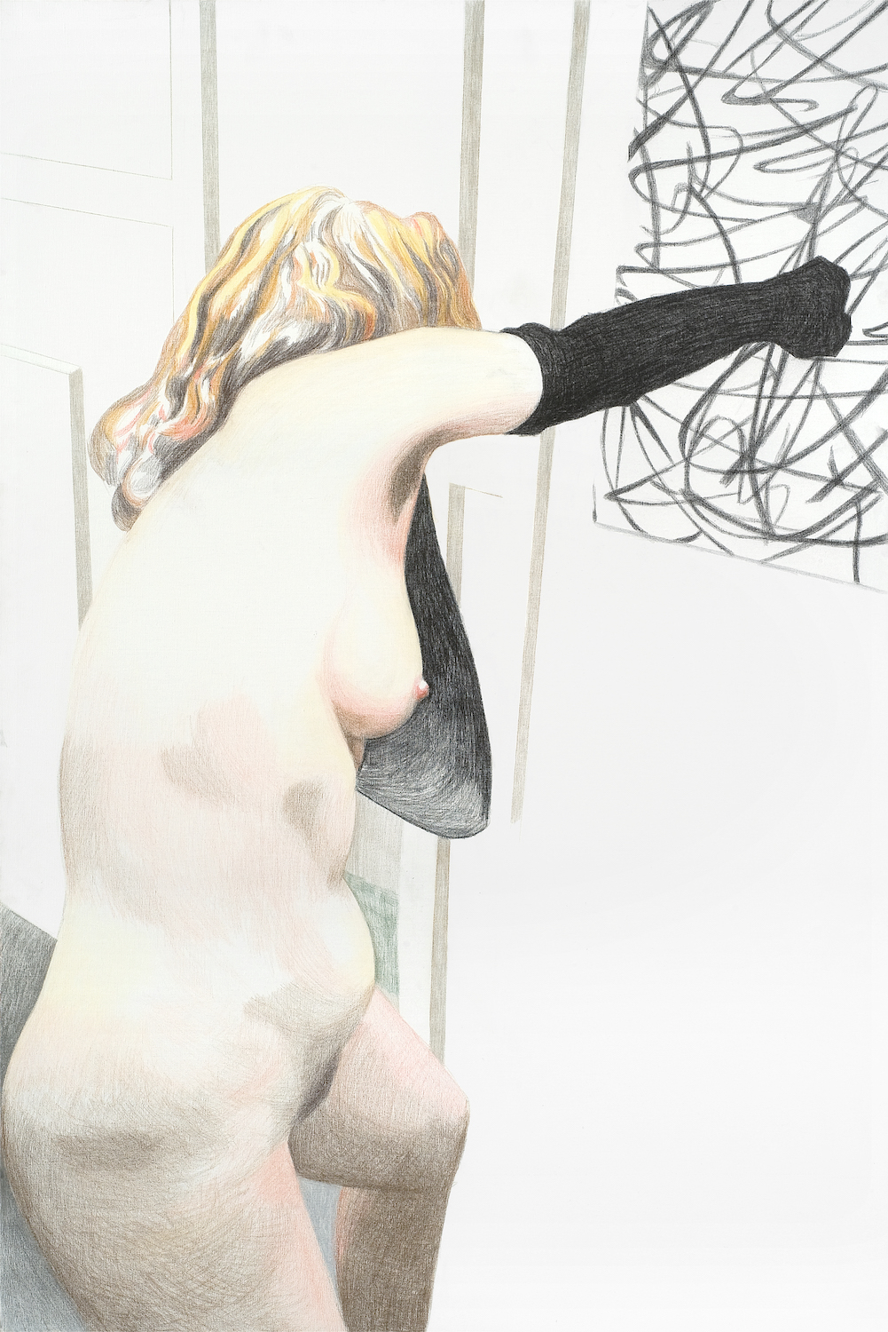 Autoportrait (into abstraction), Agnès Thurnauer