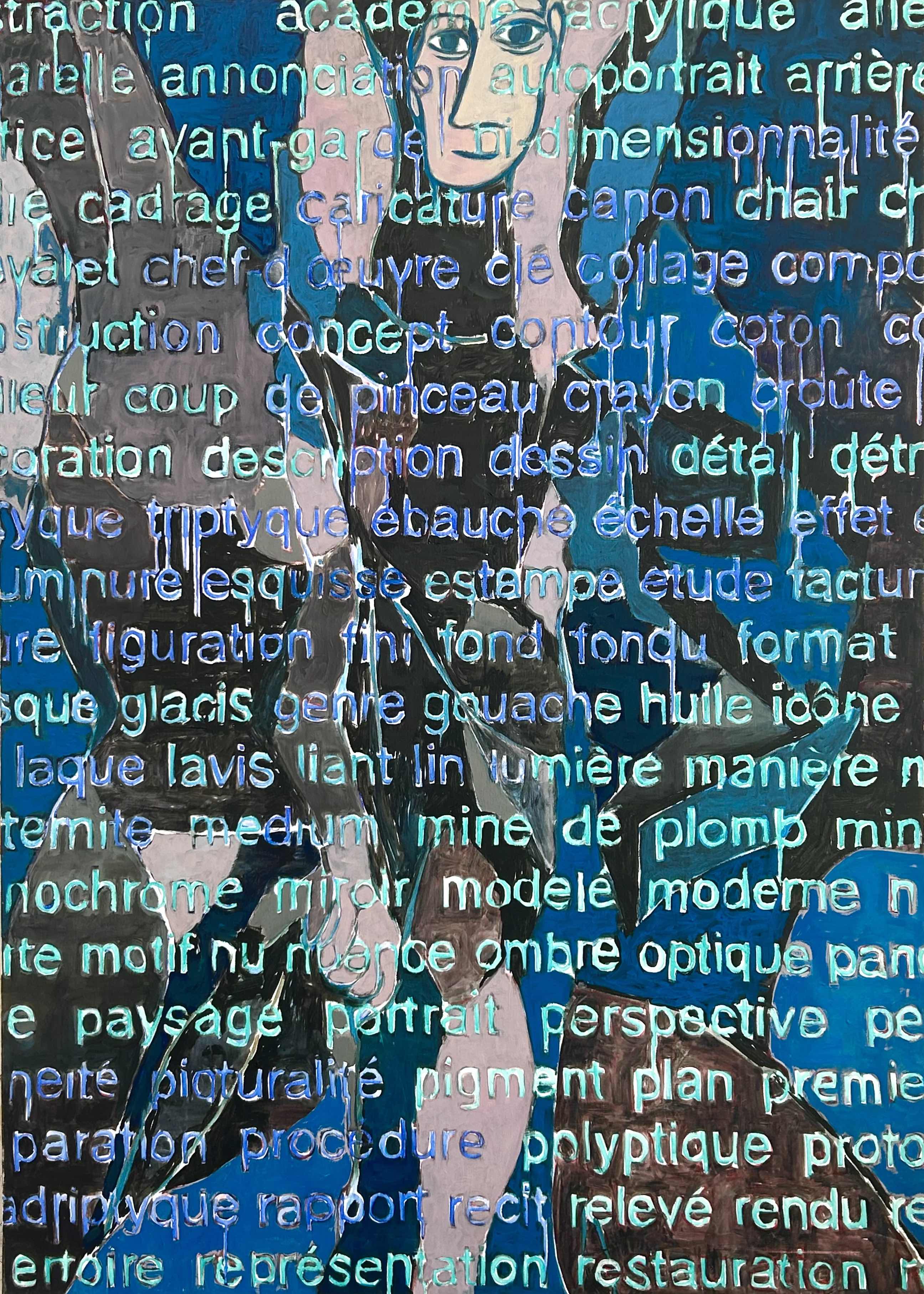 Autoportrait en Demoiselle, Agnès Thurnauer