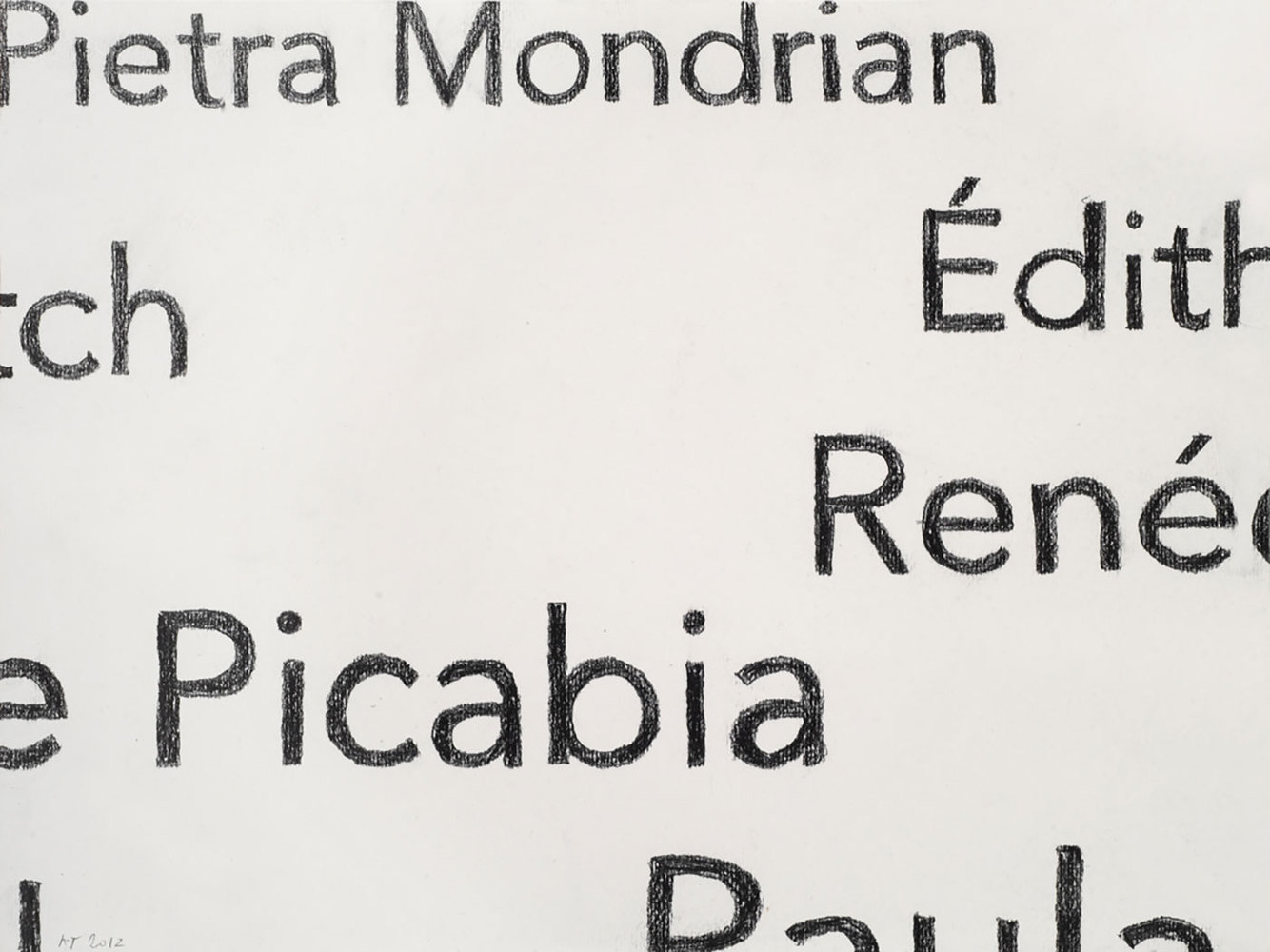 XXstory papier #9, Agnès Thurnauer