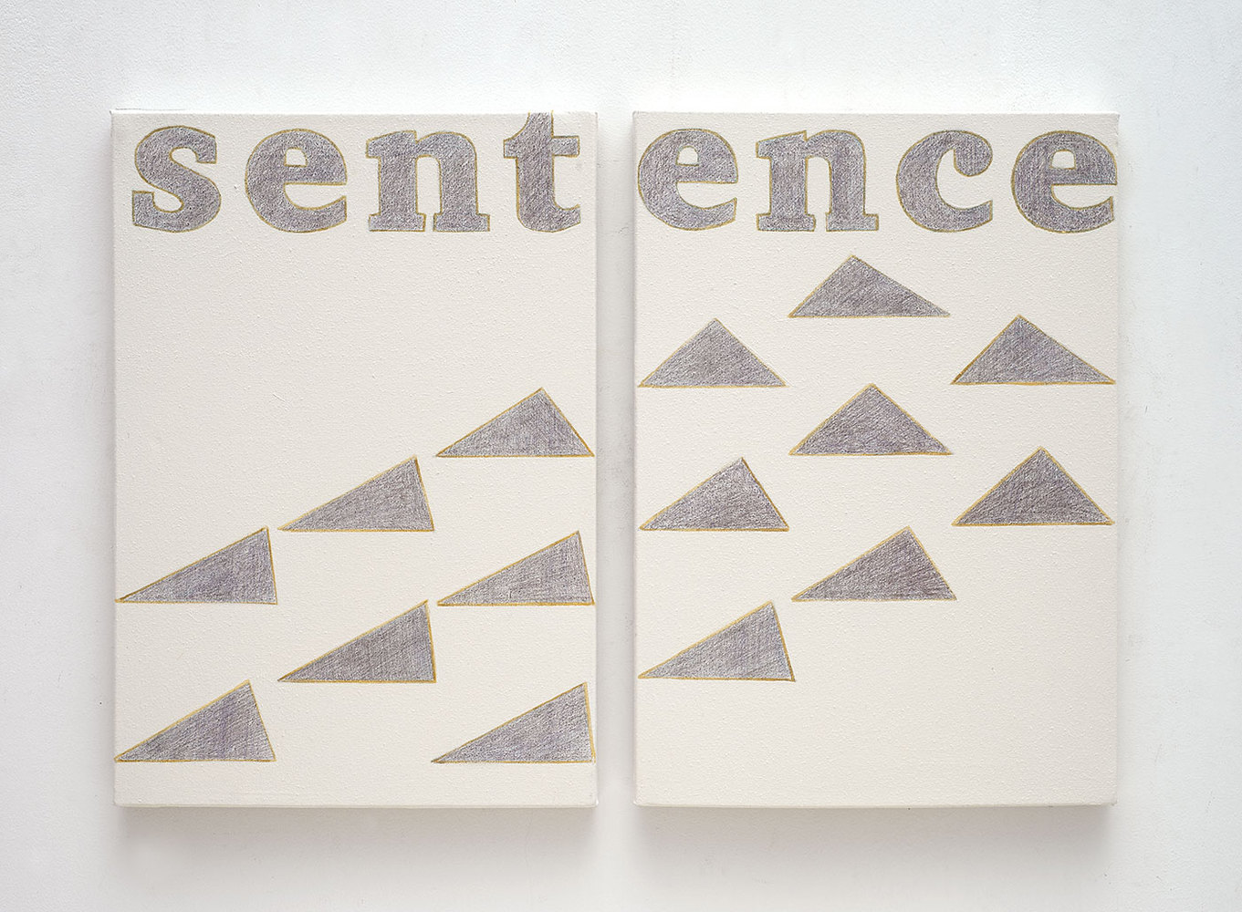 Prédelle (sentence #2), Agnès Thurnauer