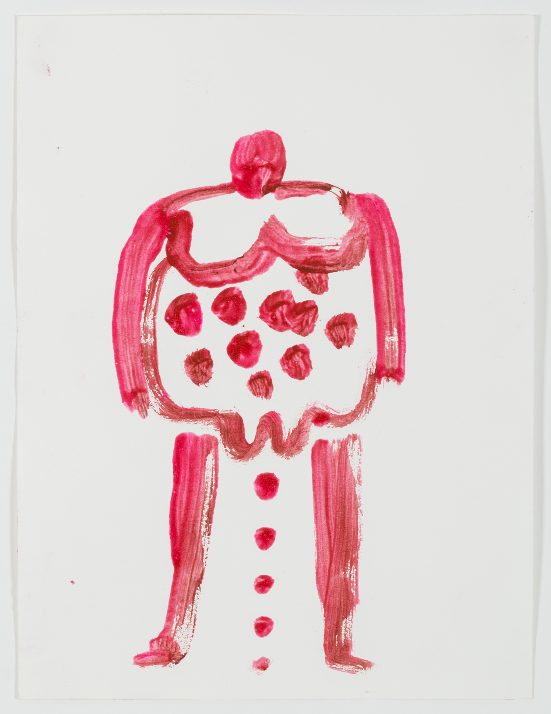 Sans titre - Untitled (femme rouge - red woman), Anne-Marie Schneider