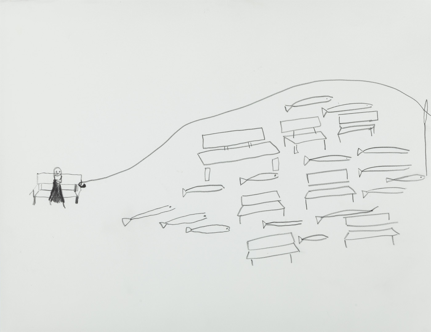 Sans titre - Untitled (banc de poissons), Anne-Marie Schneider