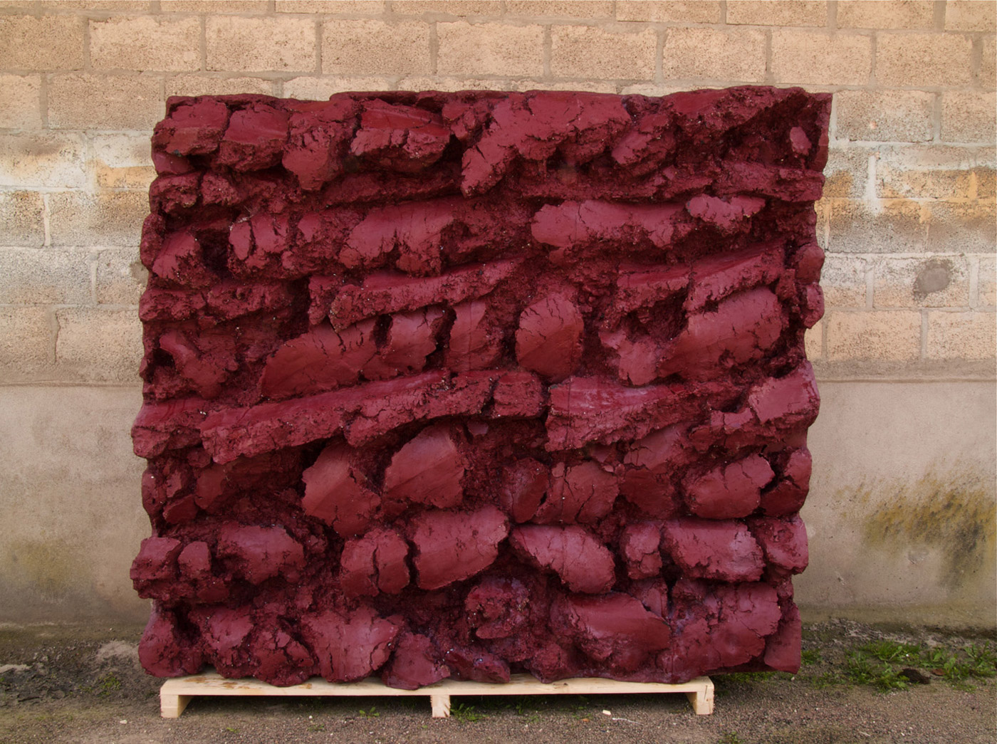 Sans titre (labour lie de vin), Didier Marcel