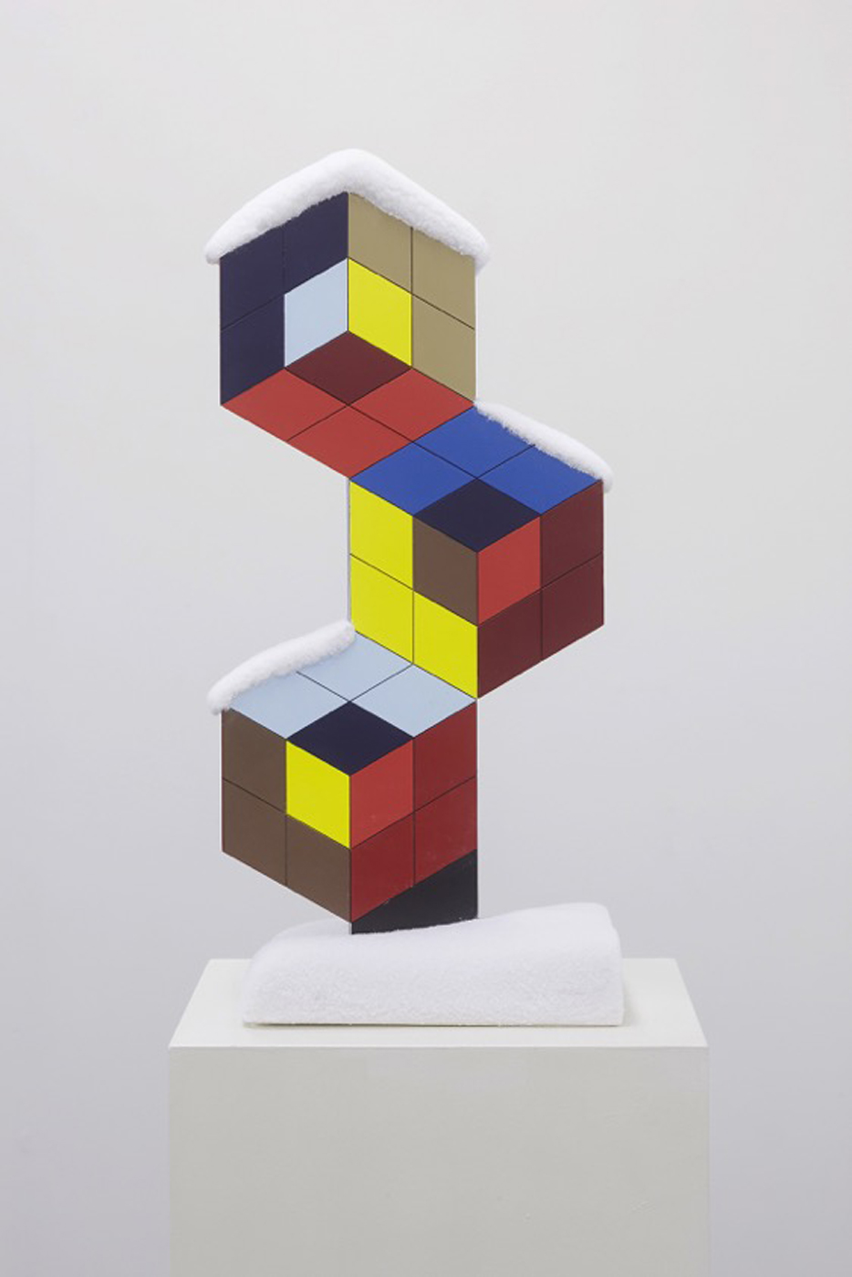 Vasarely sous la neige (Flaine), Didier Marcel