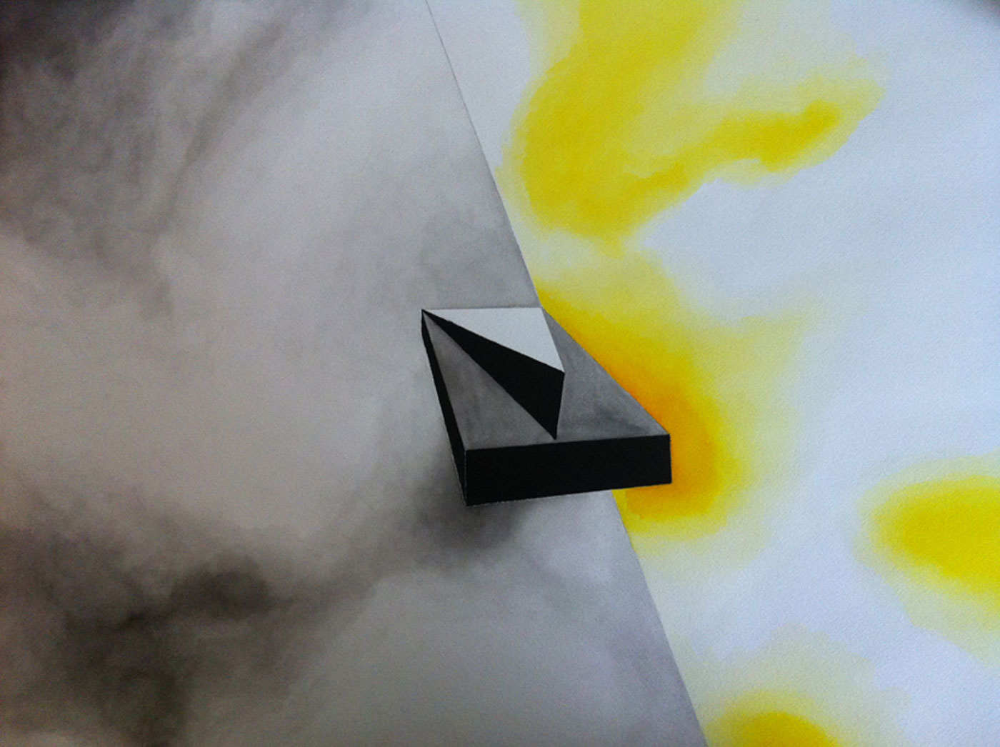 Sans titre (étude pour les Valses) - jaune, Elisa Pône