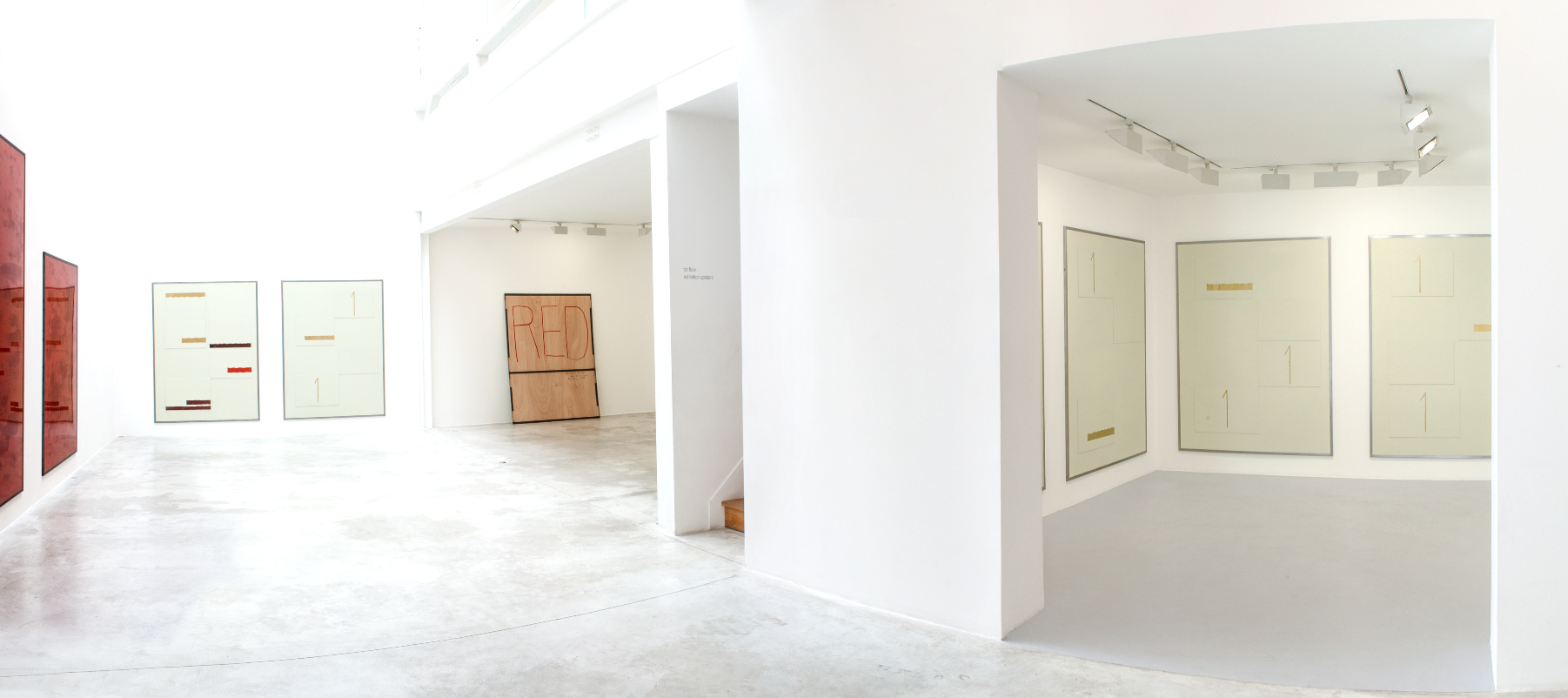 Jean-Pierre Bertrand - Des surfaces peintes larges plates claires