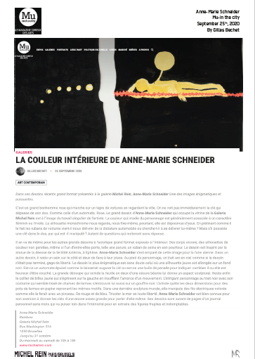 Anne-Marie Schneider - Mu in the City