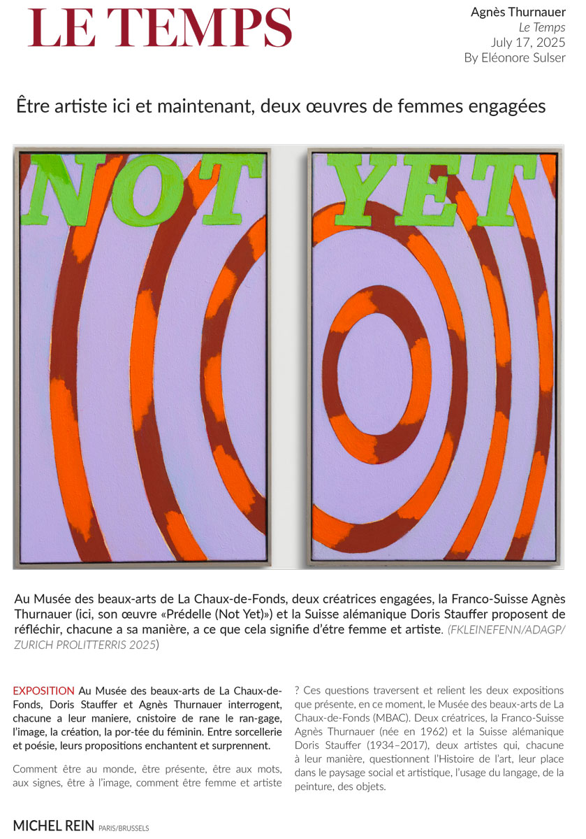 Etre artiste ici et maintenant, deux oeuvres de femmes engagées - Le Temps