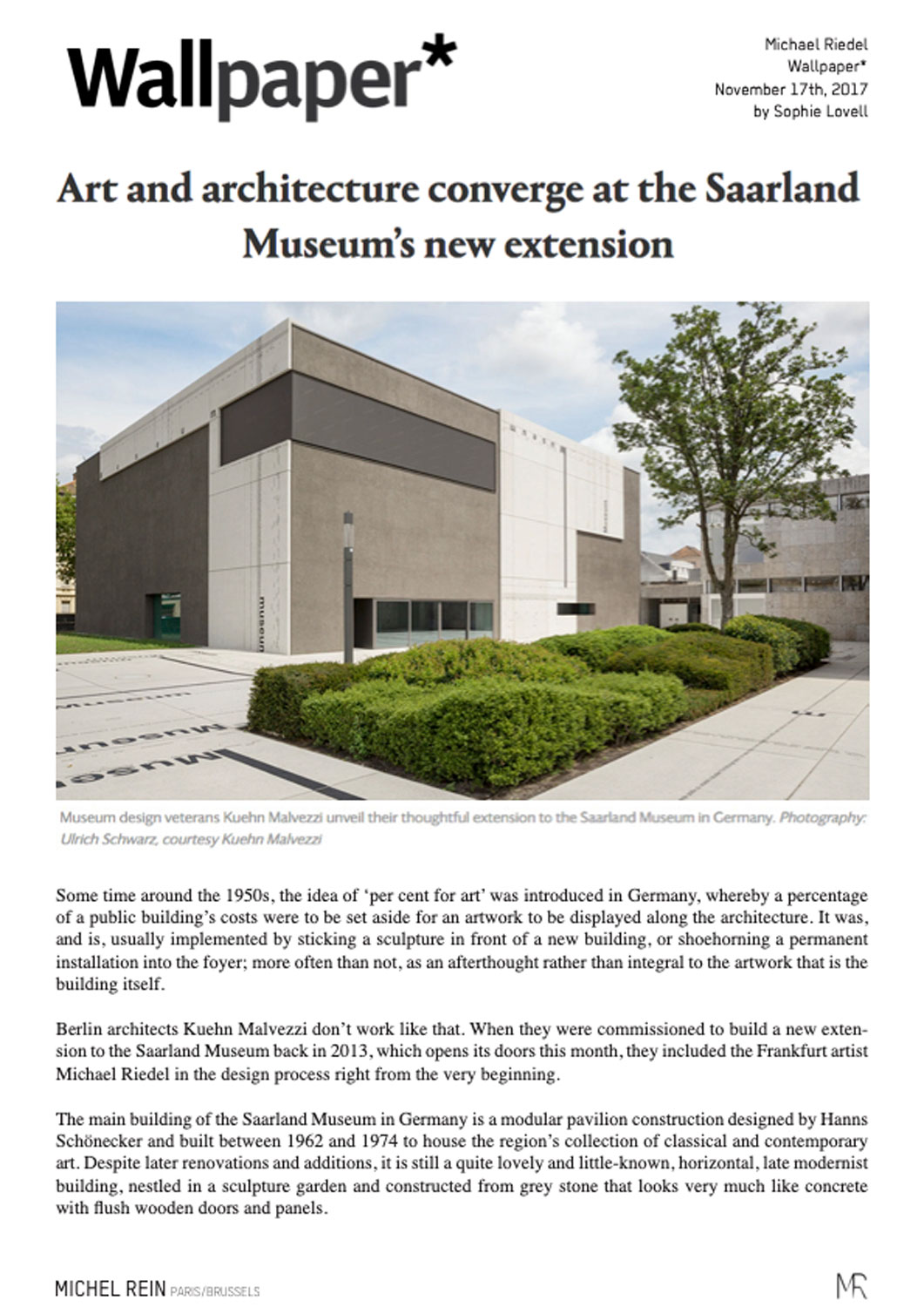 Michael Riedel - Wallpaper